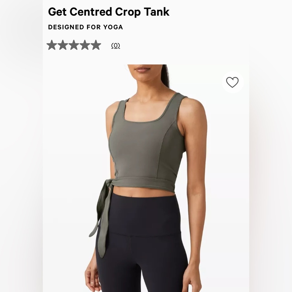 Lululemon Get Centered crop tank